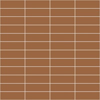 Horizontal Grid Pattern - Brown and White papel pintado