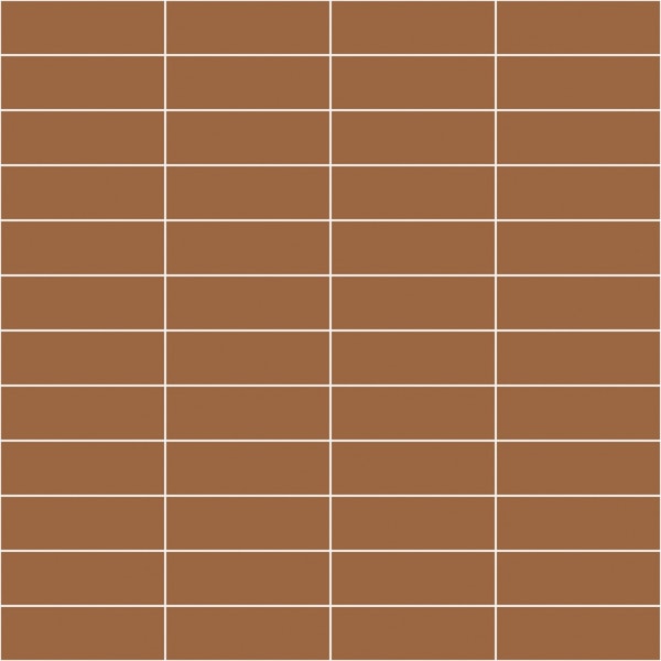 Horizontal Grid Pattern - Brown and White