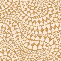 Heart Fern Garland Gold WM ταπετσαρία