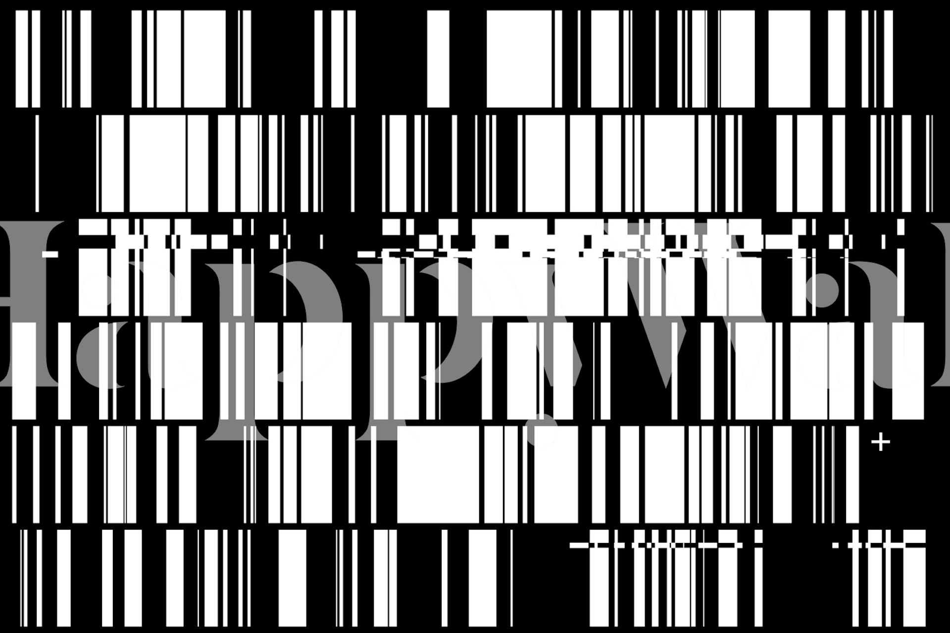 Data Error wallpaper in a modern room