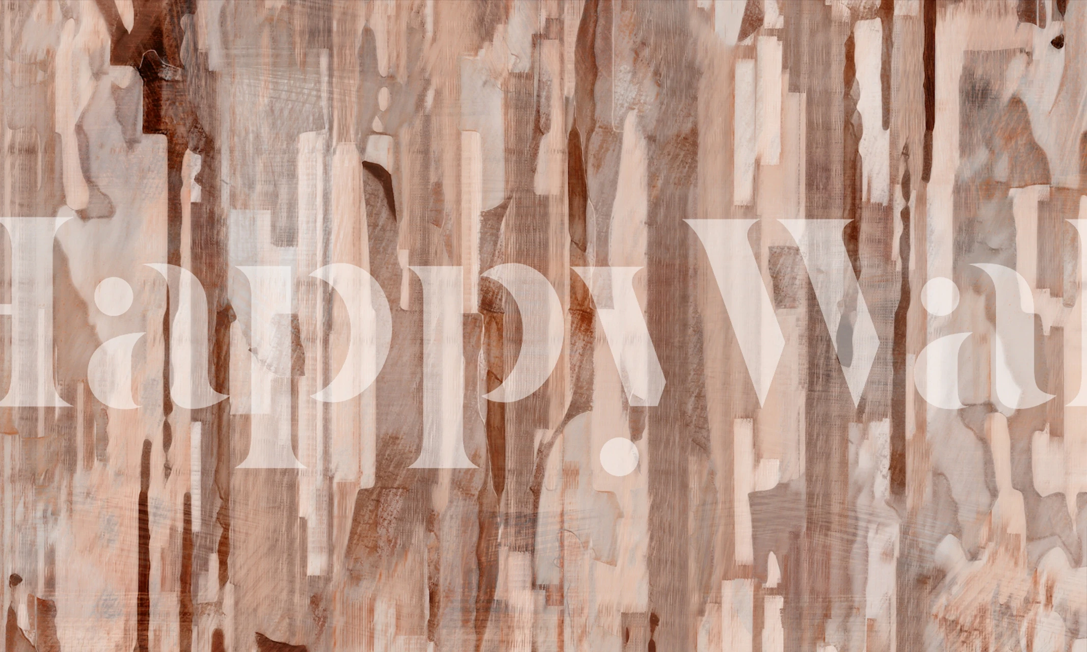 Warm Amber Copper Abstract Forest wallpaper