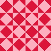 Geometric Blocks - Pink and Crimson Red - M wallpaper