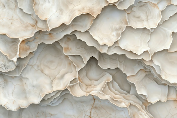 Organic 3D Sculpture Ivory