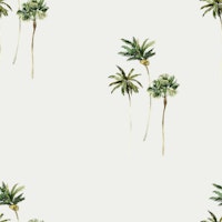 Exotic Palm Trees – Seamless Pattern tapete