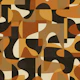Modern Abstraction Retro Sand Shades WM