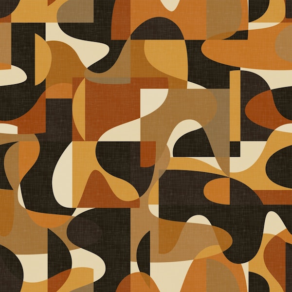 Modern Abstraction Retro Sand Shades WP