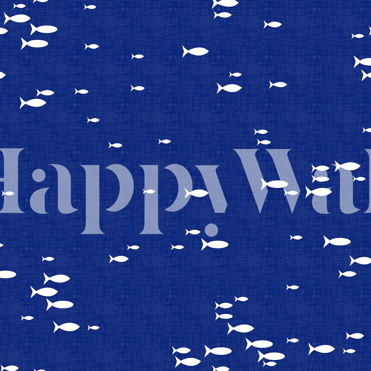 Santorini Summer Fish na Sea Blue WP w pokoju