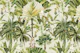 Exotic Watercolor Jungle with Palm Trees