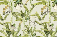 Tropical Canopy – Sloths & Banana Palms tapet