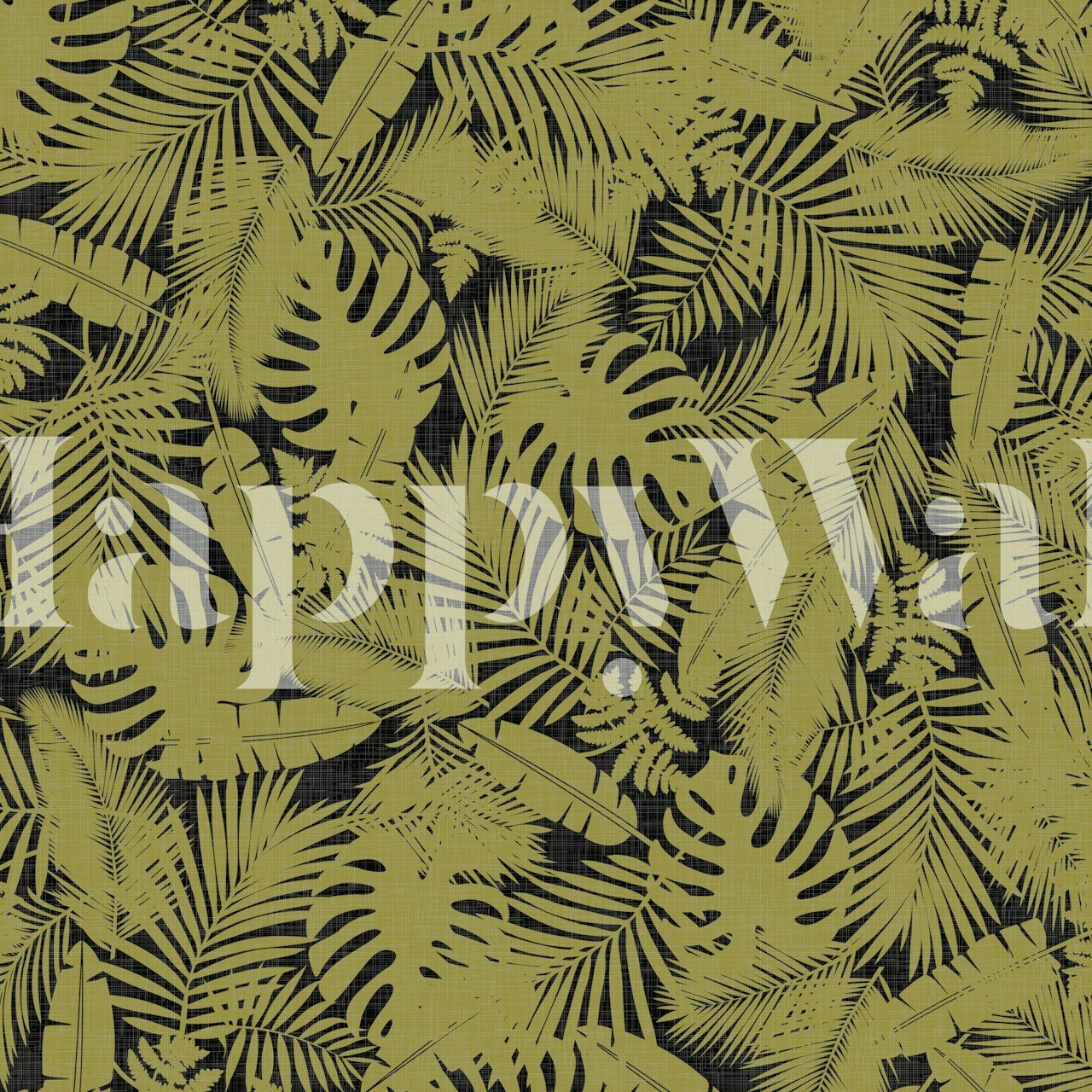 Tropical Foliage wallpaper v místnosti