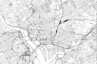 Washington DC Map tapeet