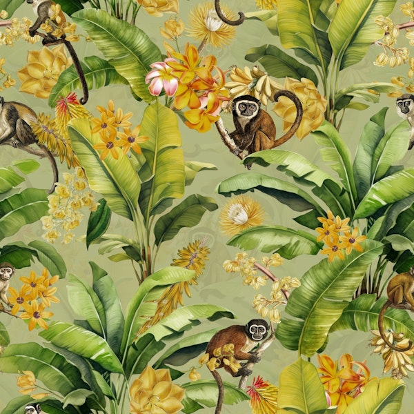 Leafy Jungle Monkeys Adventure