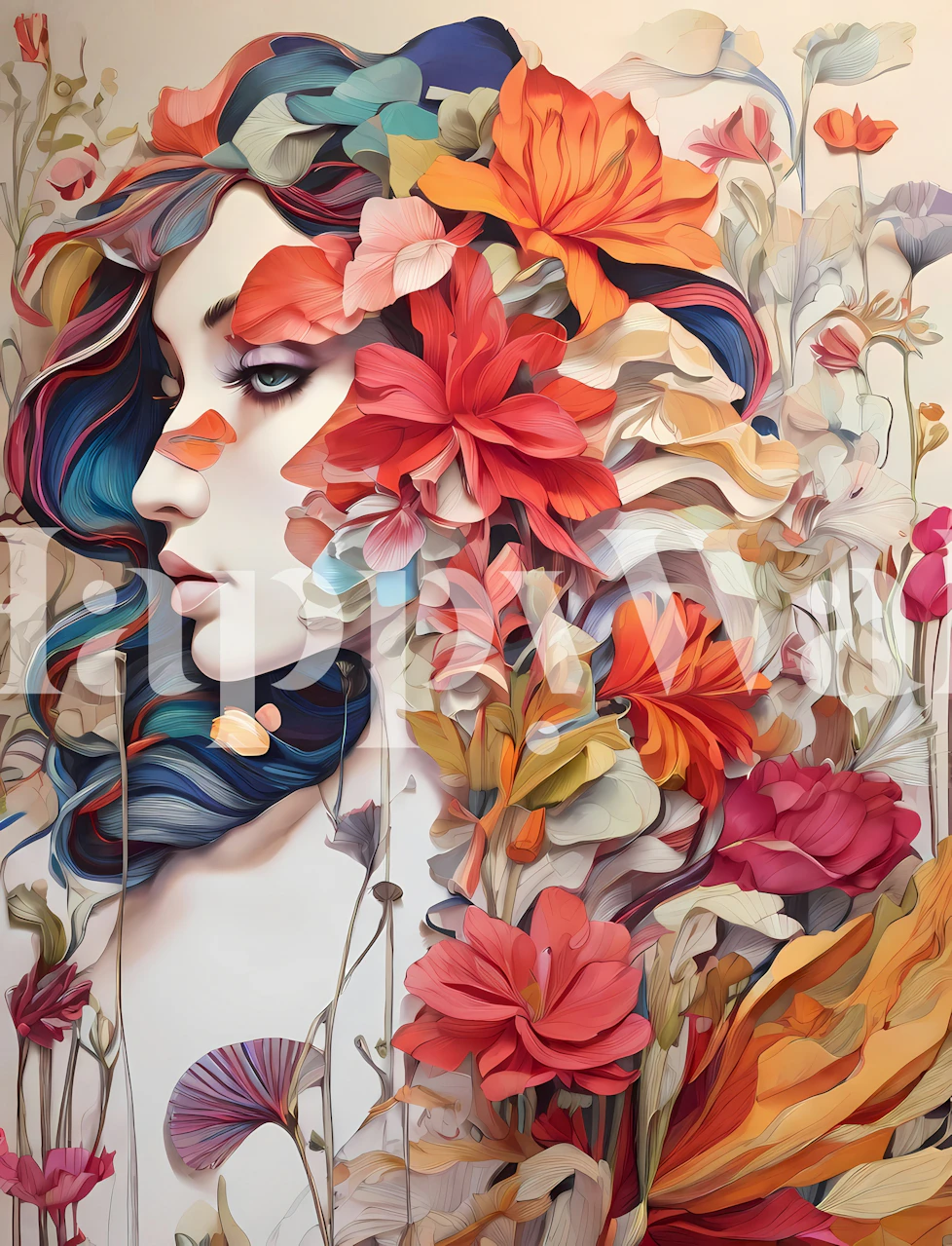 Vibrant Nature Muse 3 tapetdesign