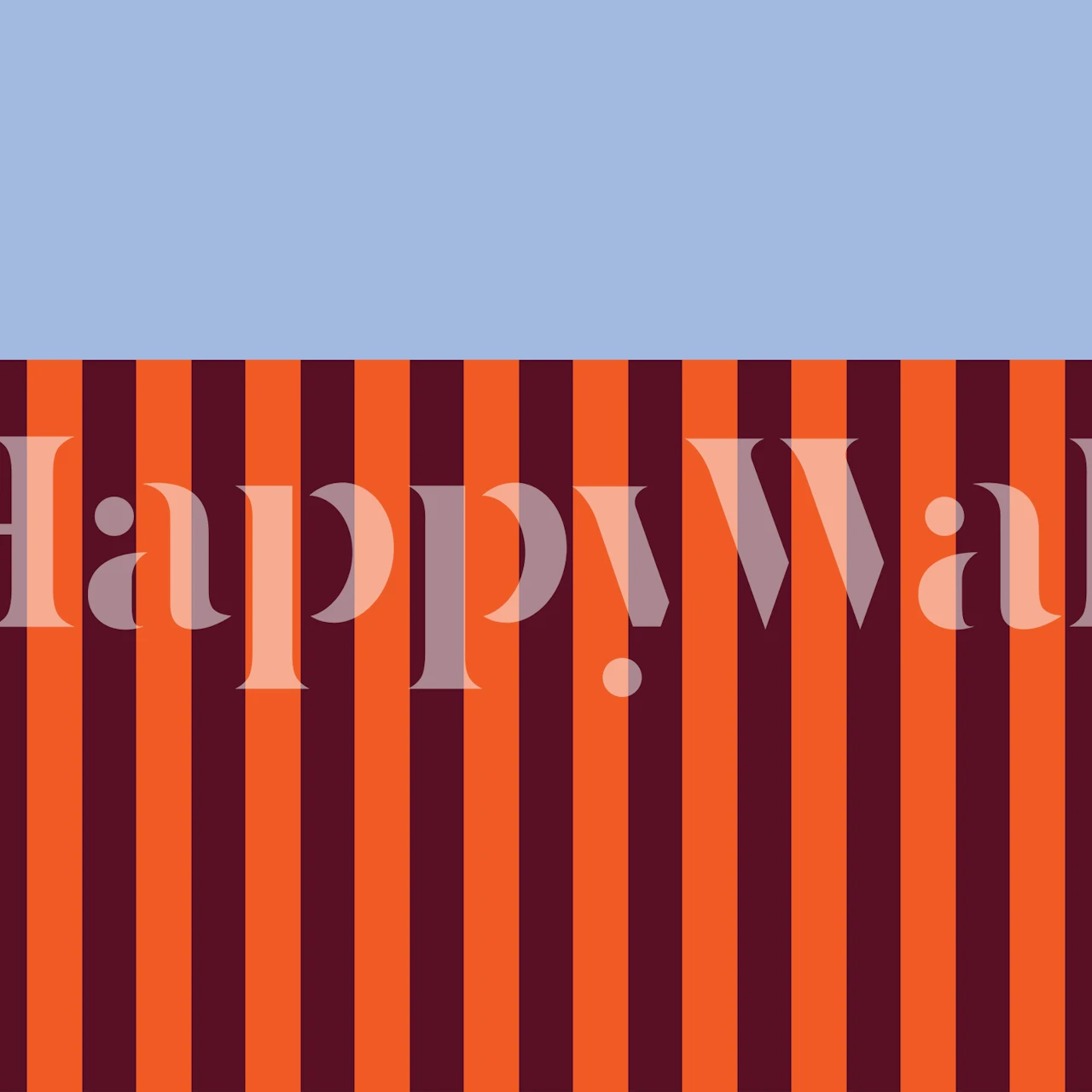 Papel pintado Energetic Striped Bliss en una habitación