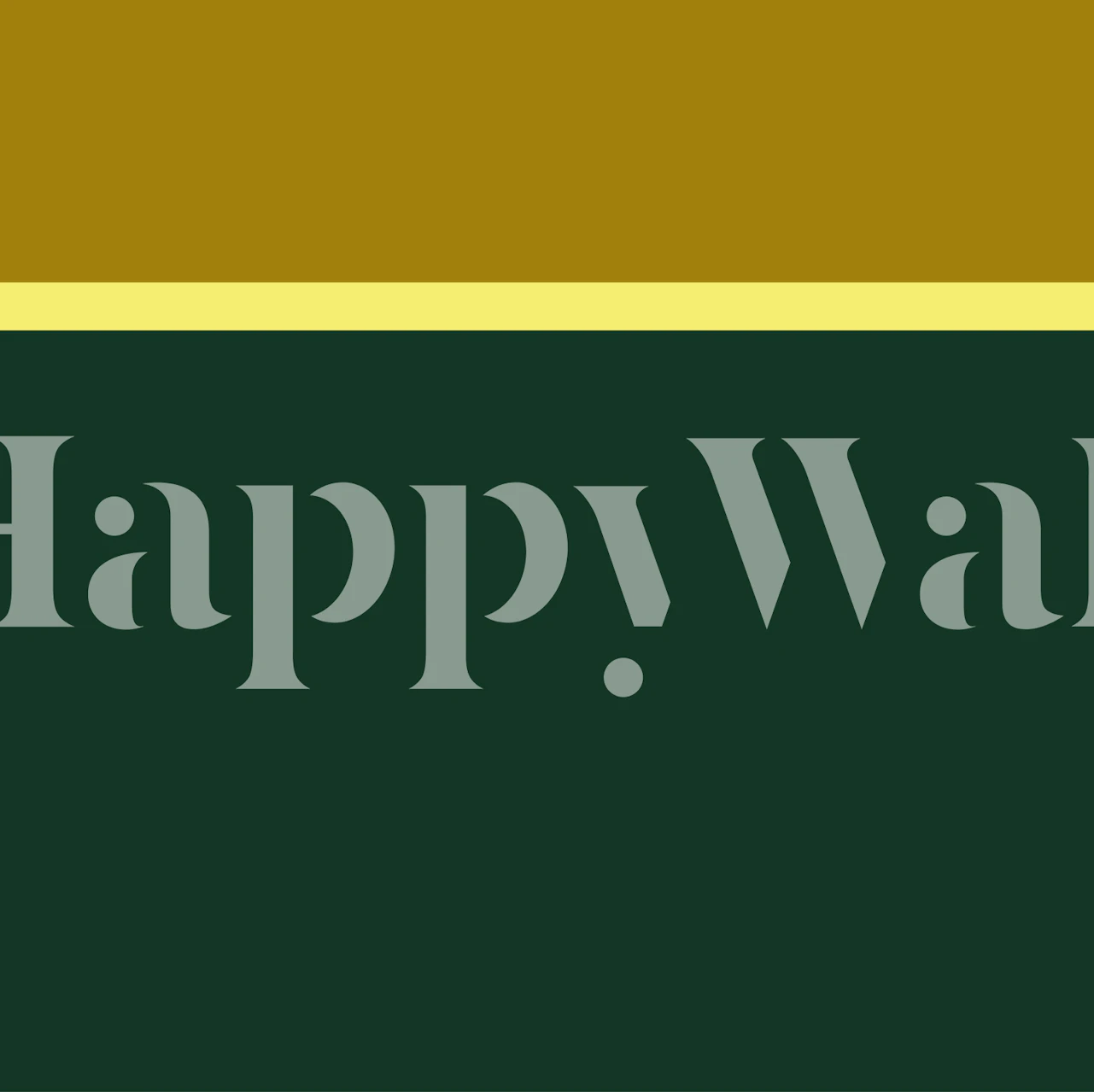 Golden Forest Stripe-Tapete in einem Raum