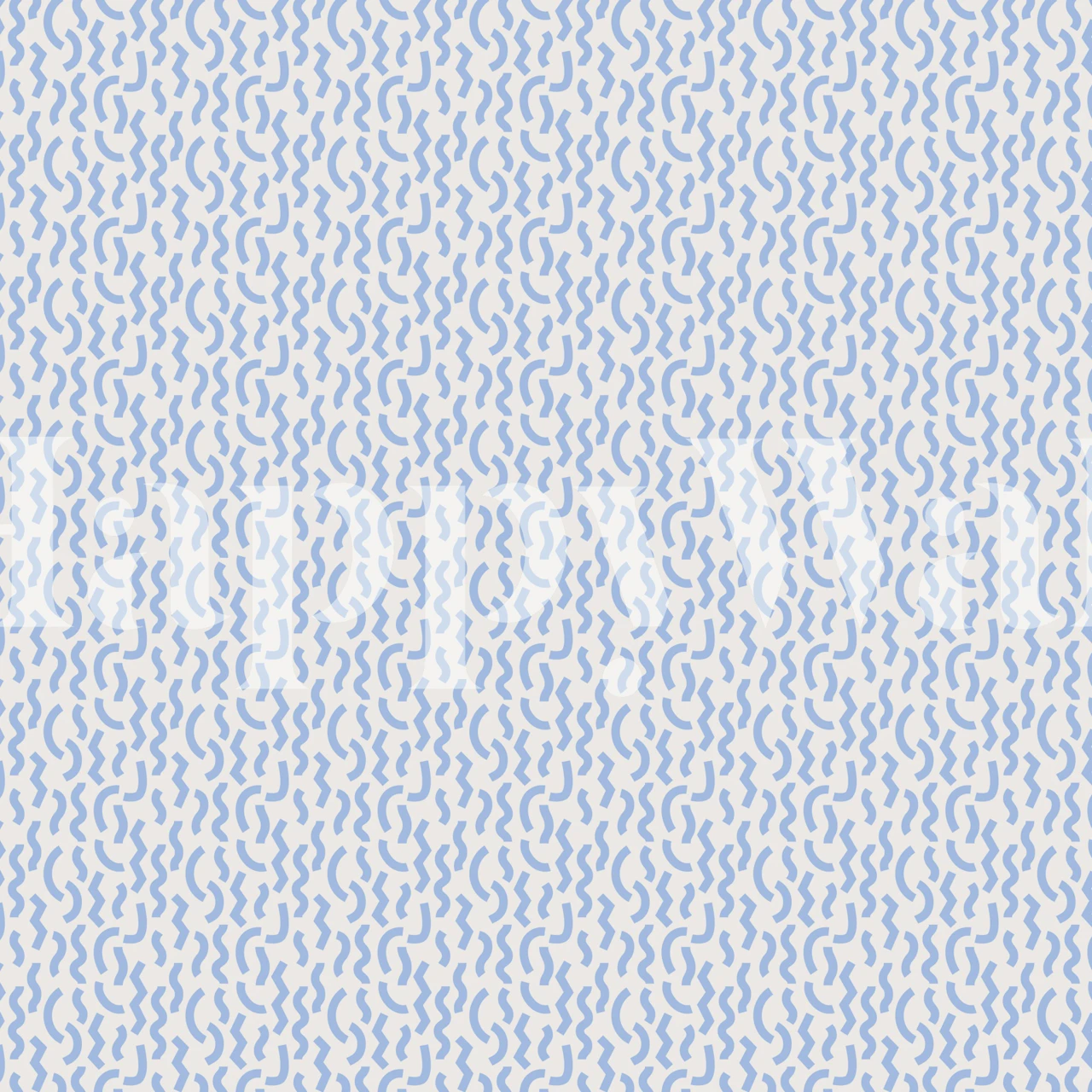 Blue waves pattern in light and dark blue on a white background wallpaper