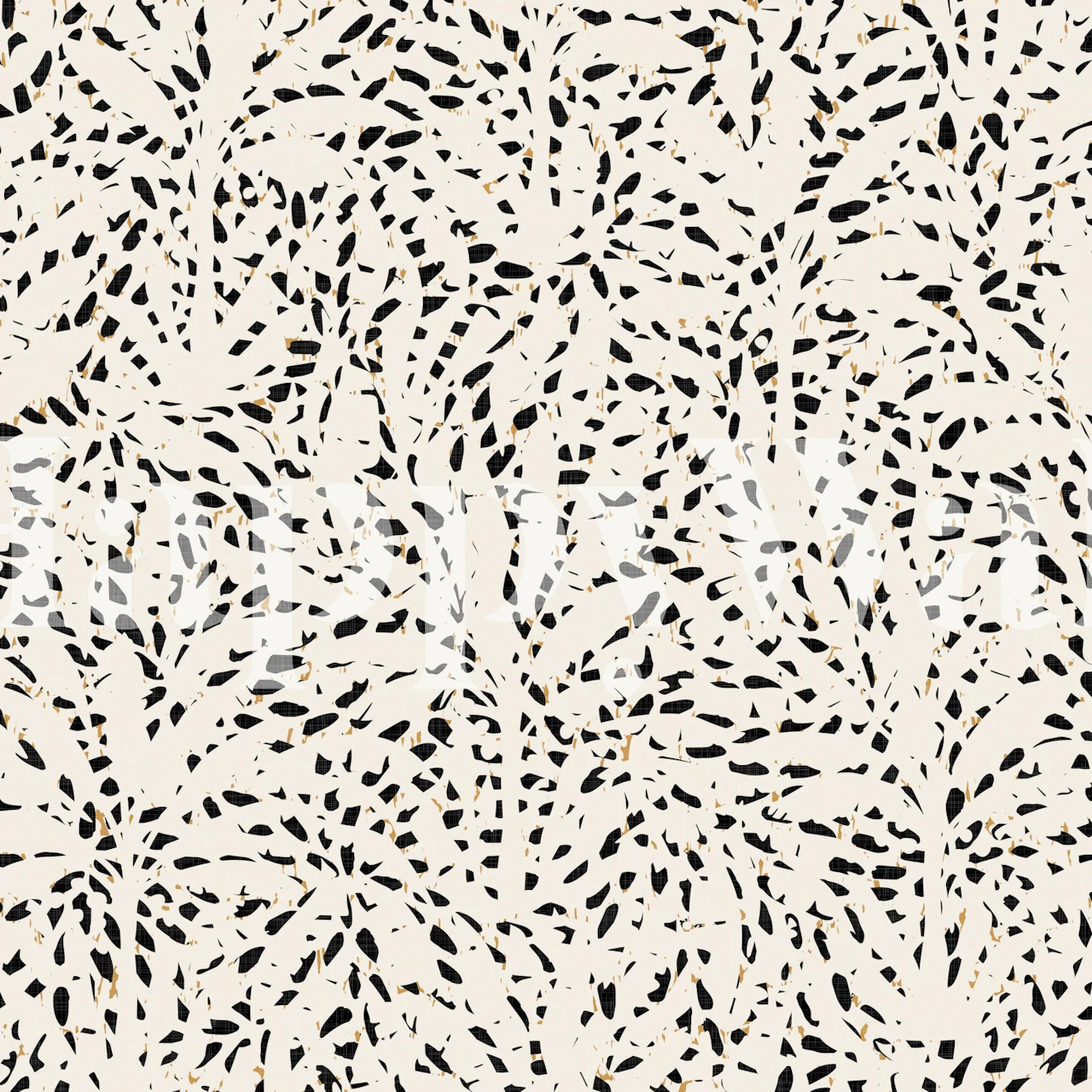 Boho Safari wallpaper design displayed in a room
