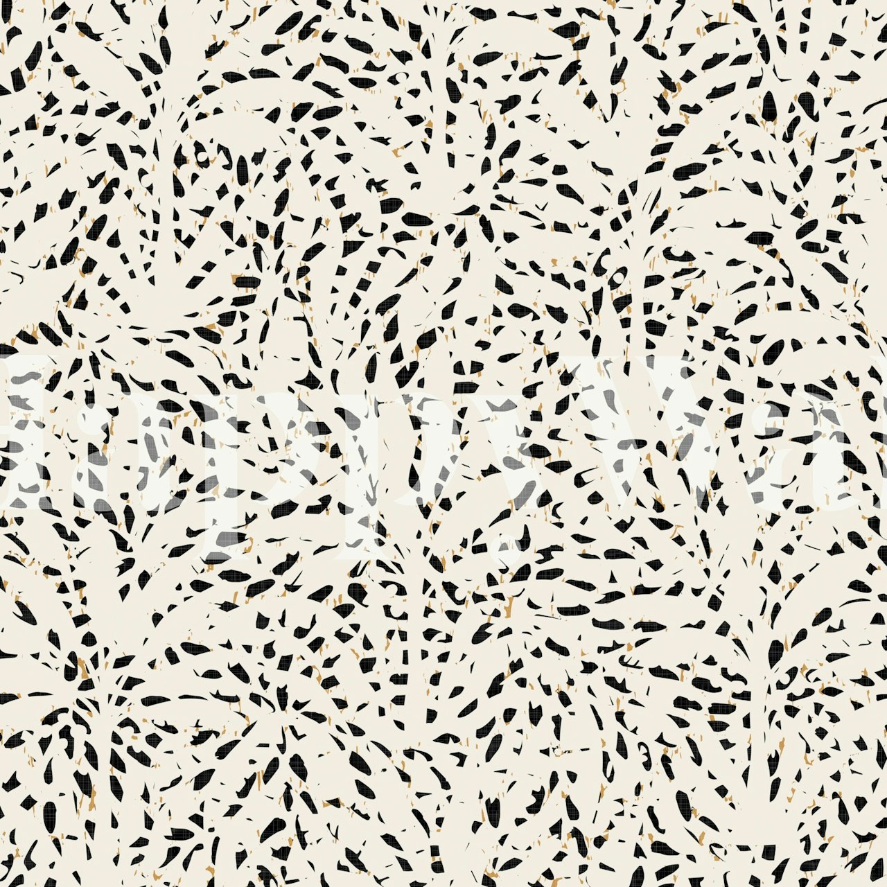 Boho Safari wallpaper design displayed in a room