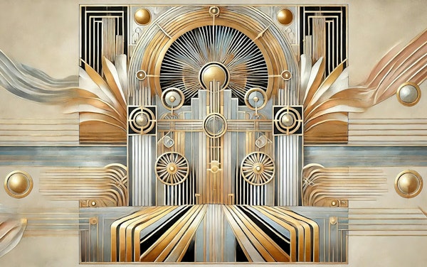 Art Deco Gold Elegance