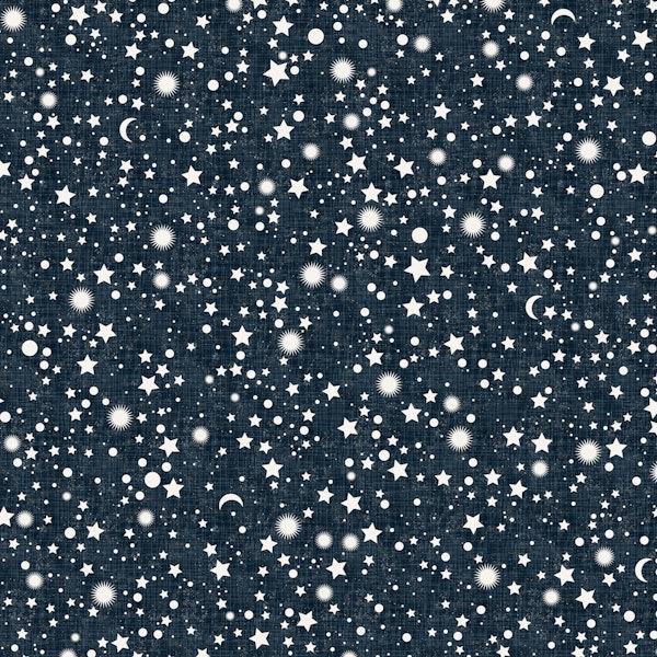 Glitter Sky Navy Blue WM