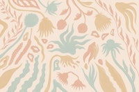 Vintage Botanical Blossom Pastel papiers peint