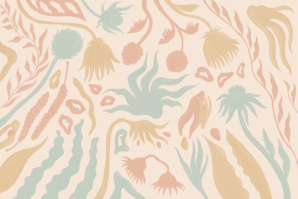 Vintage Botanical Blossom Pastel