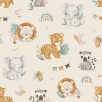 Boho Jungle Dreams beige tapety