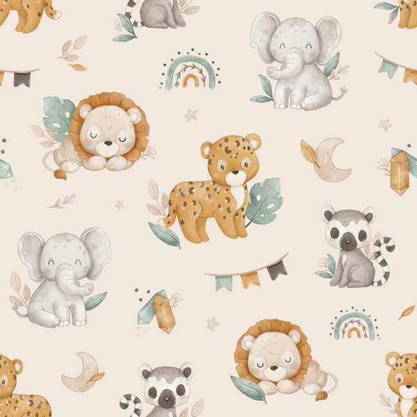 Boho Jungle Dreams beige