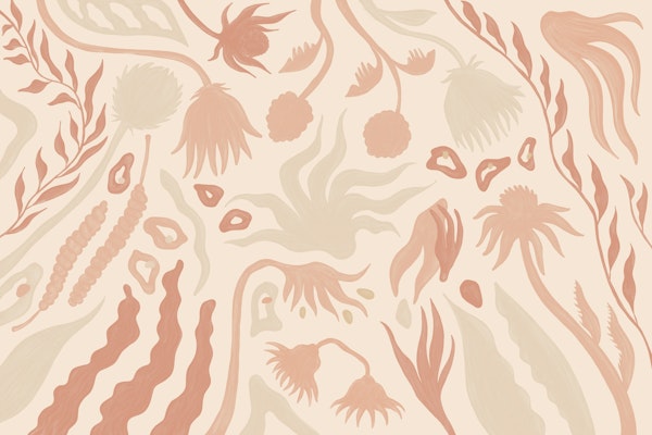 Vintage Botanical Blossom Rosé