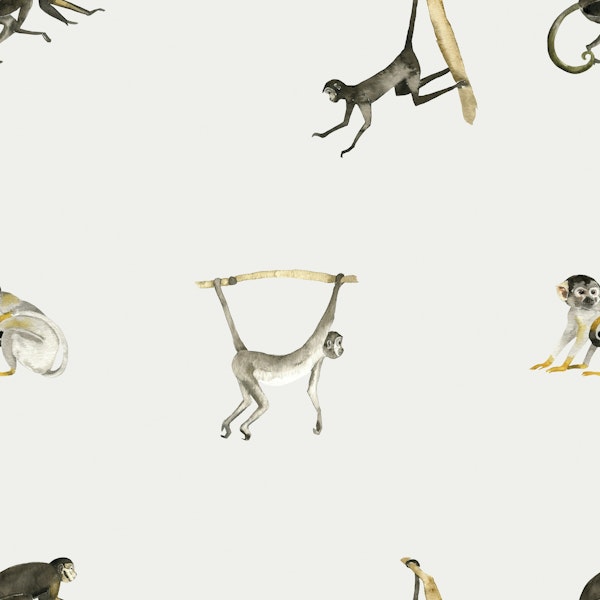 Monkeys in Motion – Tropical Pattern