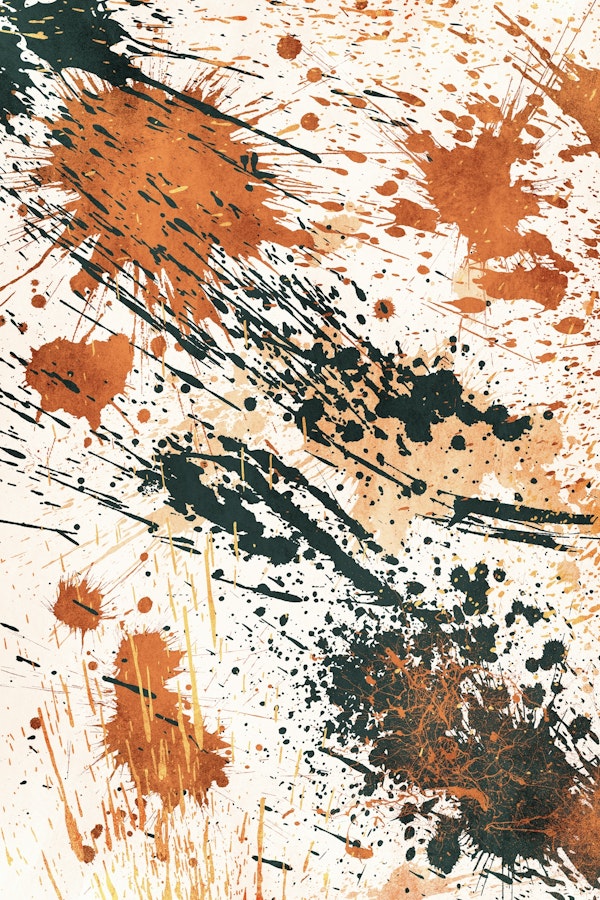 Terracotta and Military Green Splashes