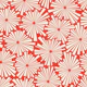 African Nature Flowers on Red WM