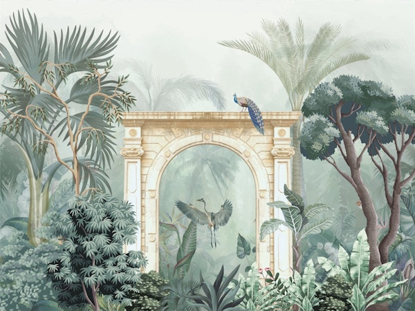 Mughal Garden Peacocks