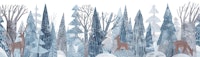 Frozen Forest Deers ταπετσαρία