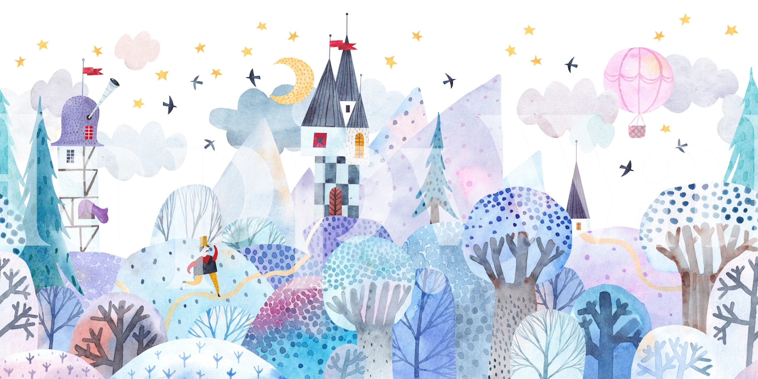 Tapeta Fairy Ice Kingdom u sobi