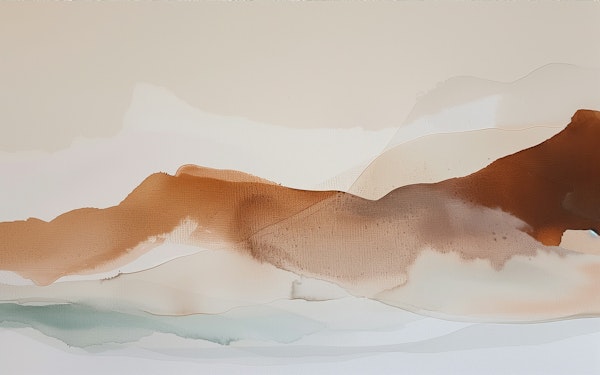 Elegant Watercolor Landscape