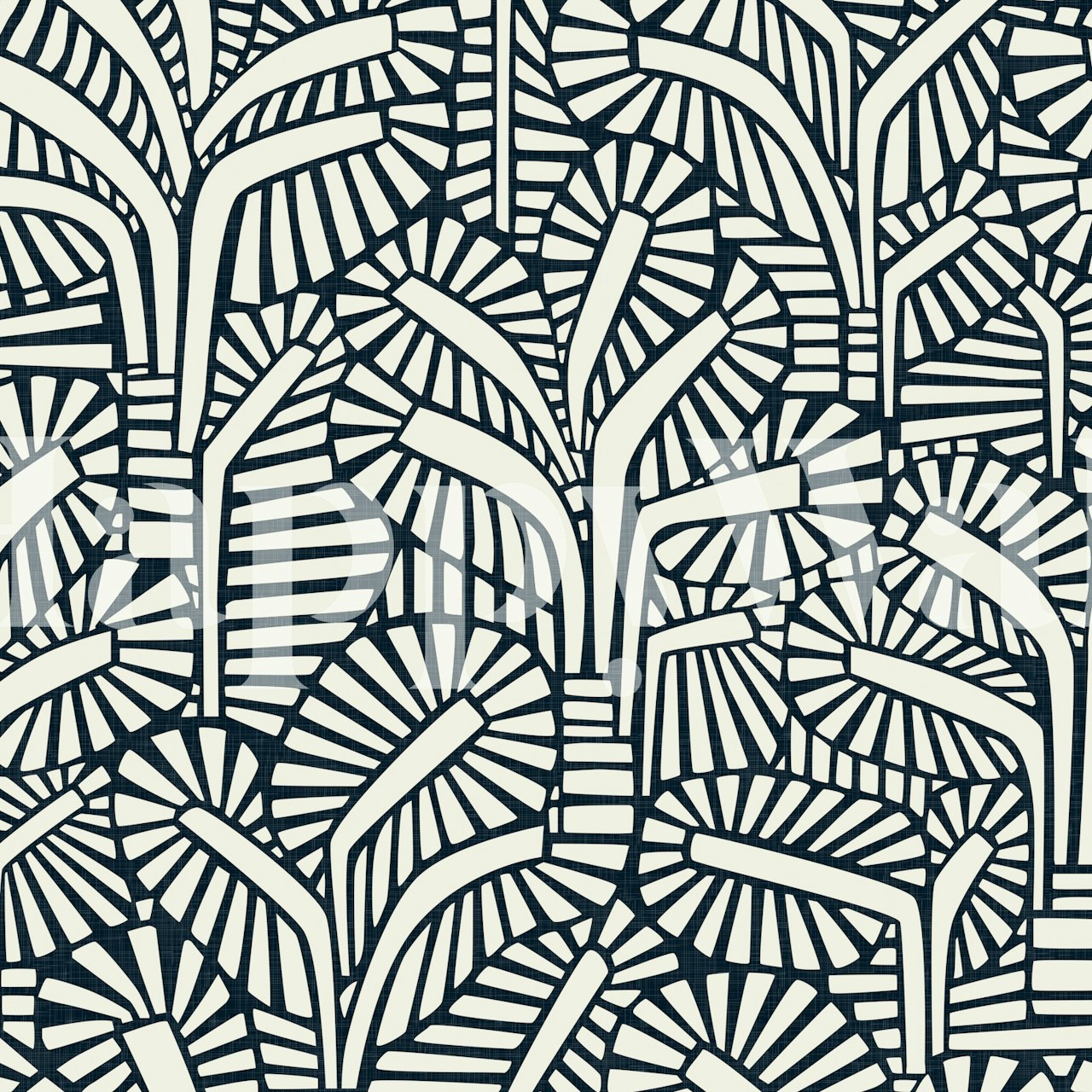 African Nature Palm Trees wallpaper in interior