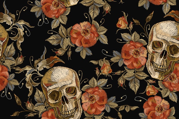 Spooky Vintage Floral