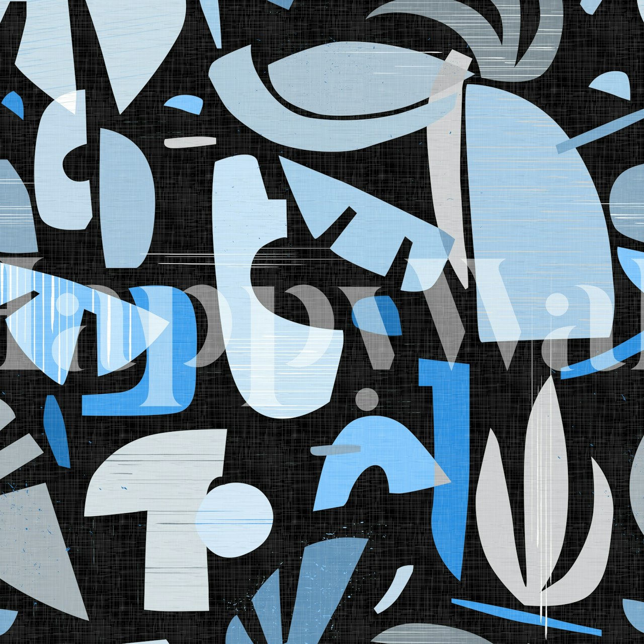 Mid Century Tiki Jungle No.02 WM u sobi