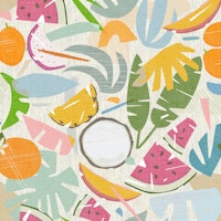 Mid Century Modern Tiki Picnic No.02 WM tapete