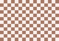 Checkerboard mocha mousse white tapete