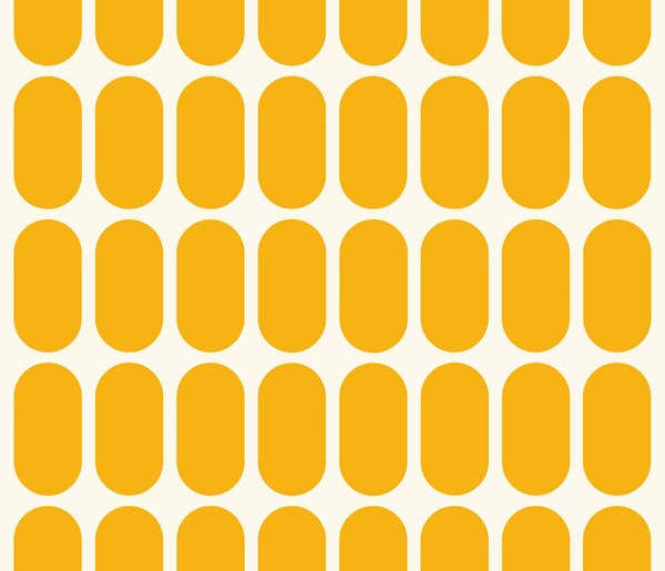 Mid Century Modern Capsule Yellow