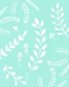 White Leaves Pattern 5