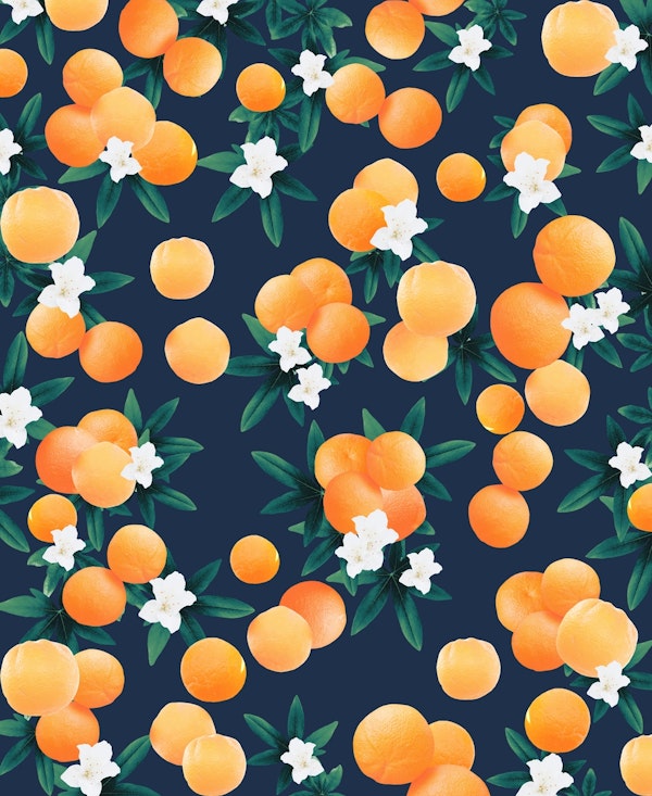 Orange Twist Flower Night 2