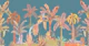 Magic of the Jungle Cats - Turquoise