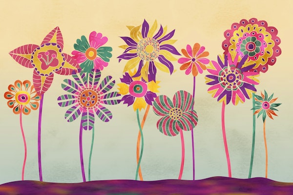 Whimsical Fantasy Flowers
