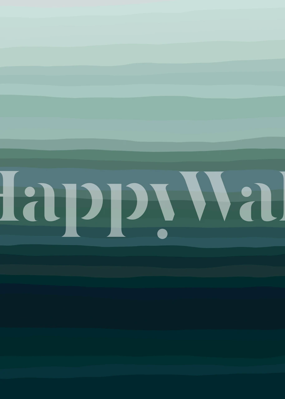 Calm Ocean wallpaper in a modern room