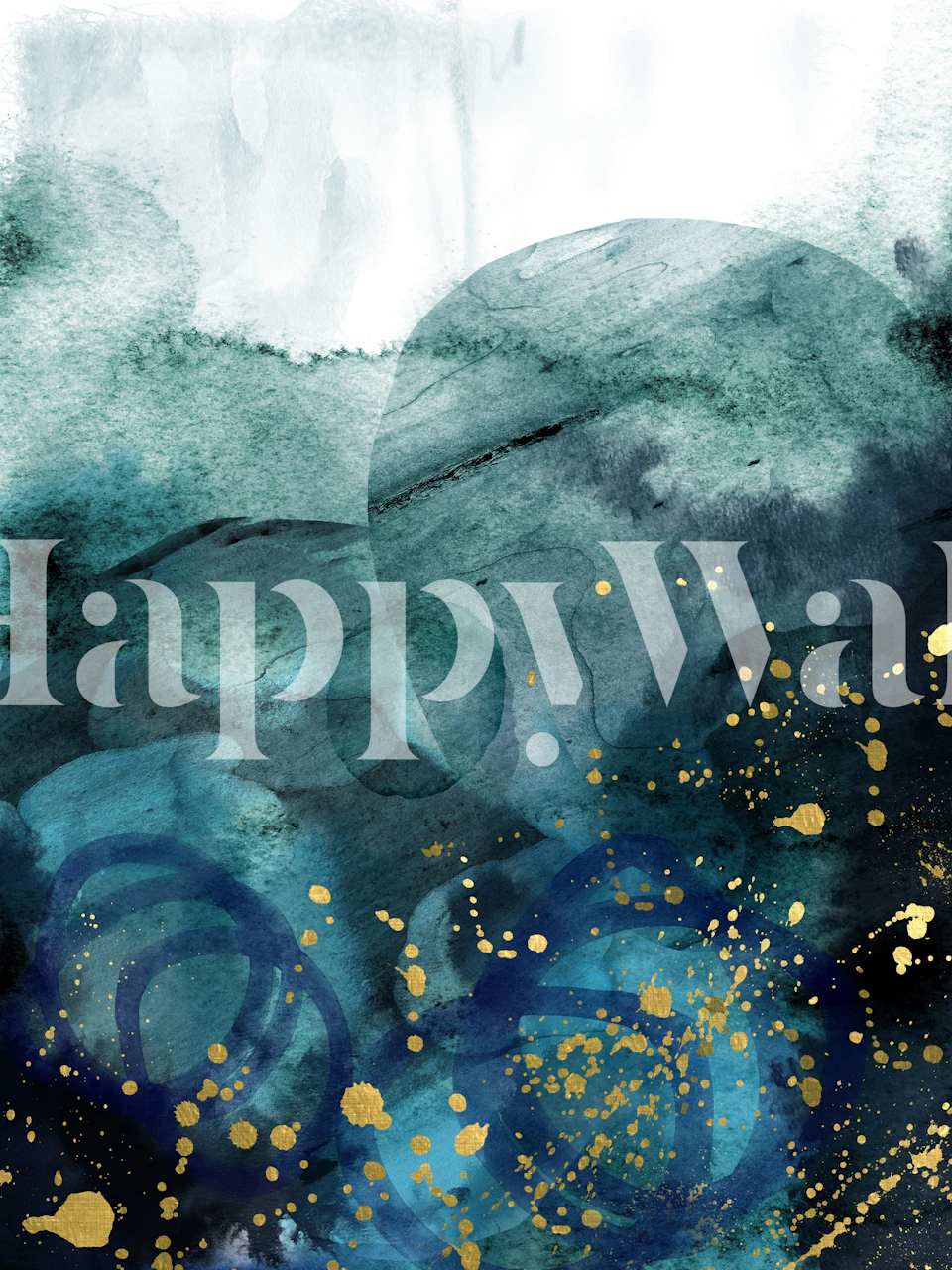 Ocean Of Reality wallpaper in a stylish room