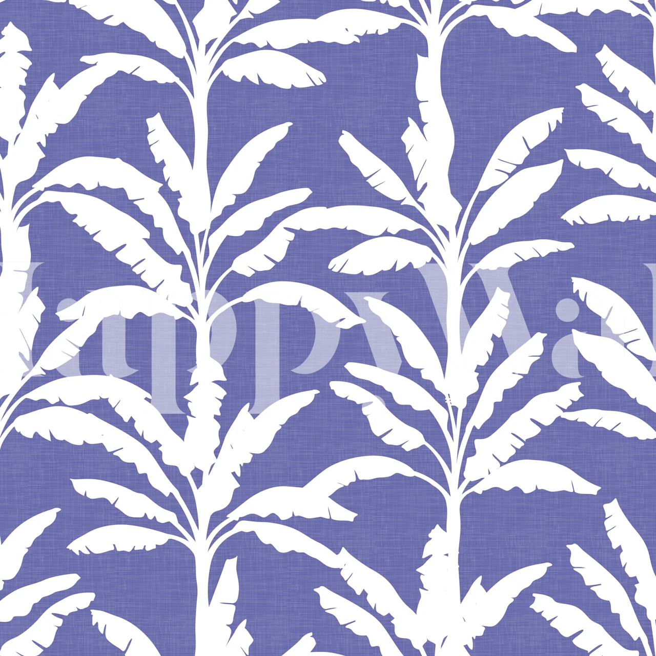 Palm trees wallpaper design on purple background