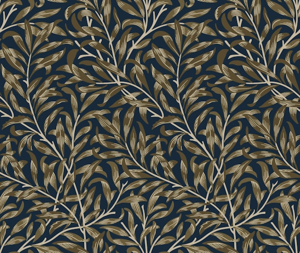 Willow Bough By William Morris - Dark Blue